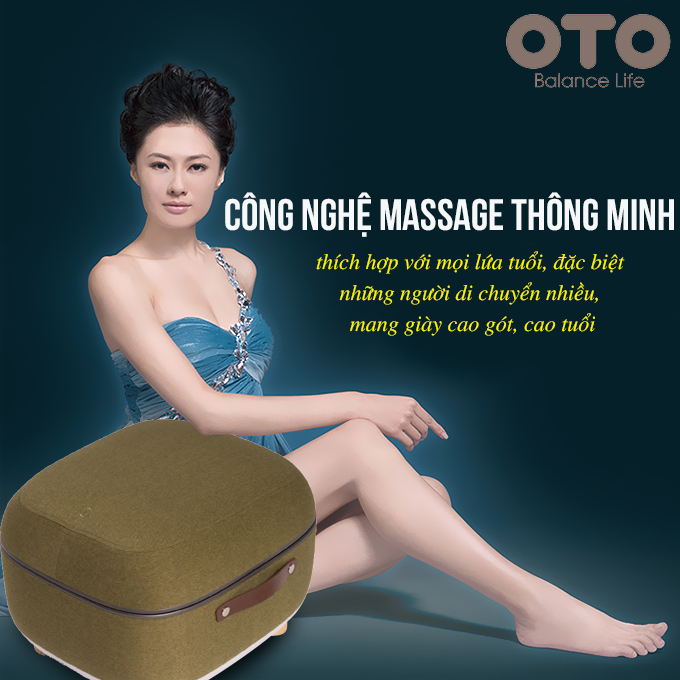 Máy massage chân QSeat OTO QS-88 (màu xanh)